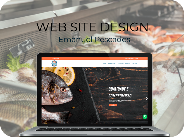 Projeto Web de Layout da empresa Emanuel Pescados